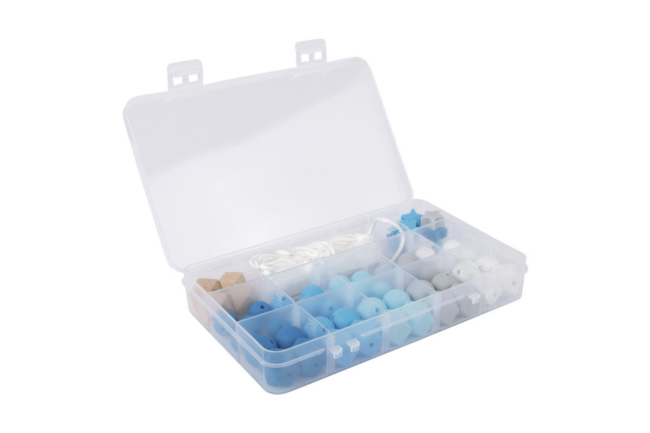 Perle Box Rayher Silikonperlen Box Hellblau | 61 Stück kaufen bei JUMBO