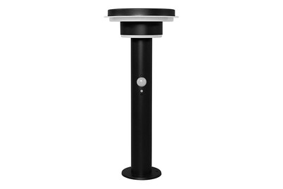 Image of Endura® Style Solar Double Circle Post Double Circle 40Cm 6W BK