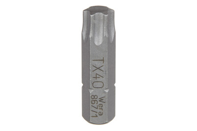 Wera Embouts Torx | TX 40 × 25 mm | 2 pièces