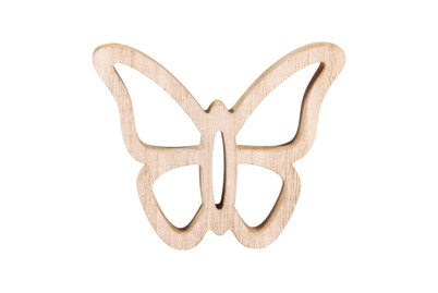 Image of Holz Schmetterling, 14x11,5x2cm