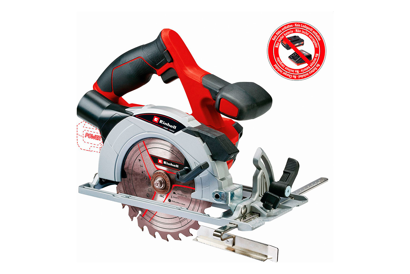 Einhell Scie circulaire à main sans fil Te-Cs 18/150 Li | 18 V | Solo