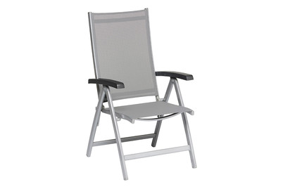 Sieger Klappsessel Bodega Hellgrau | 62 × 71 × 109 cm