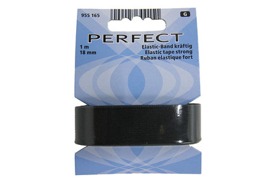 Image of Perfect Elastic-Band Kräftig Schwarz | 1.8 × 100 cm