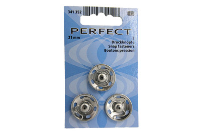 Image of Perfect Annäh-Druckknöpfe Nickelfrei | 21 mm | 3 Stück