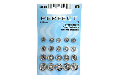 Image of Perfect Annäh-Druckknöpfe | 6-11 mm | 20 Stück