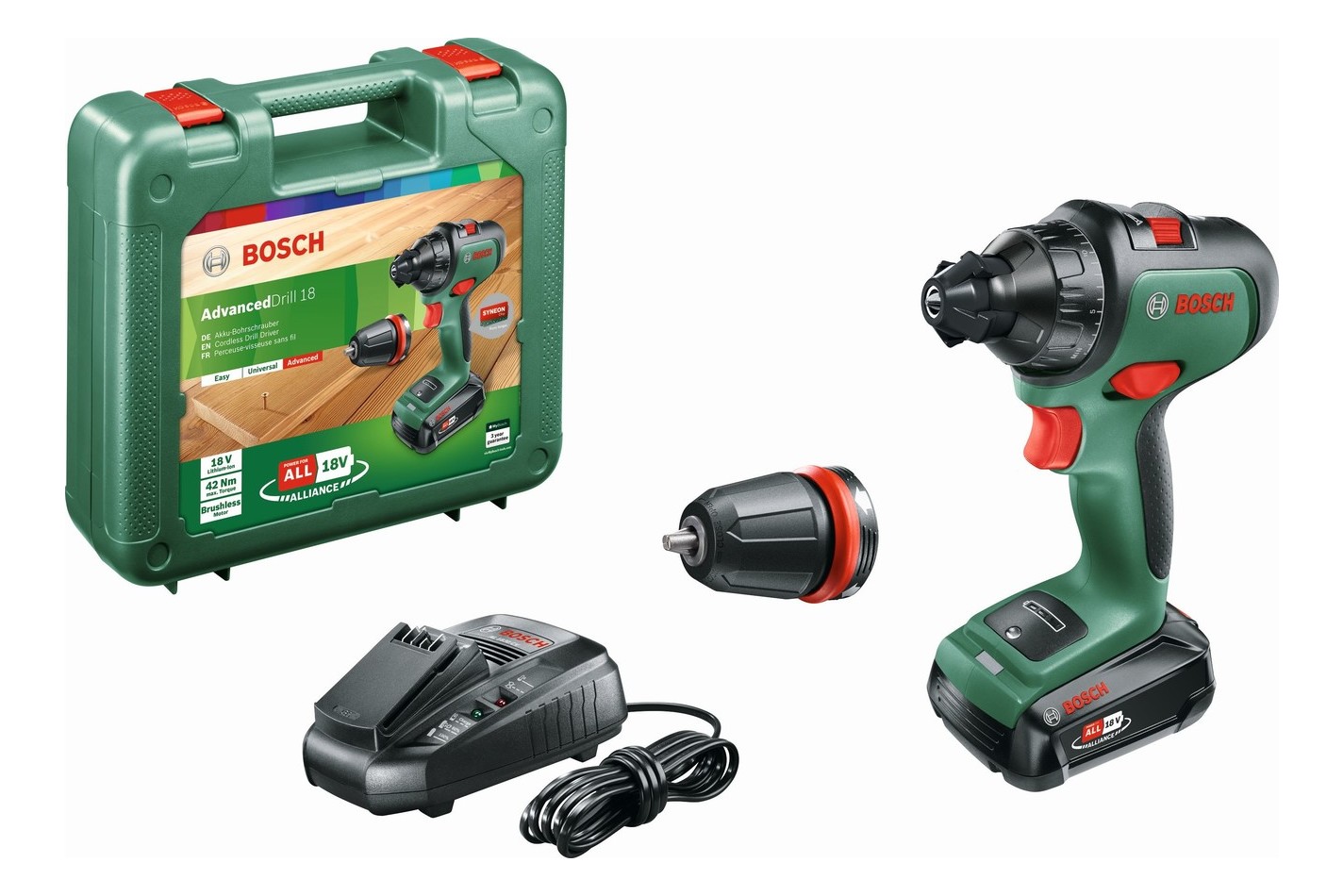 Bosch Perceuse-visseuse sans fil AdvancedDrill 18 | 2,5 Ah