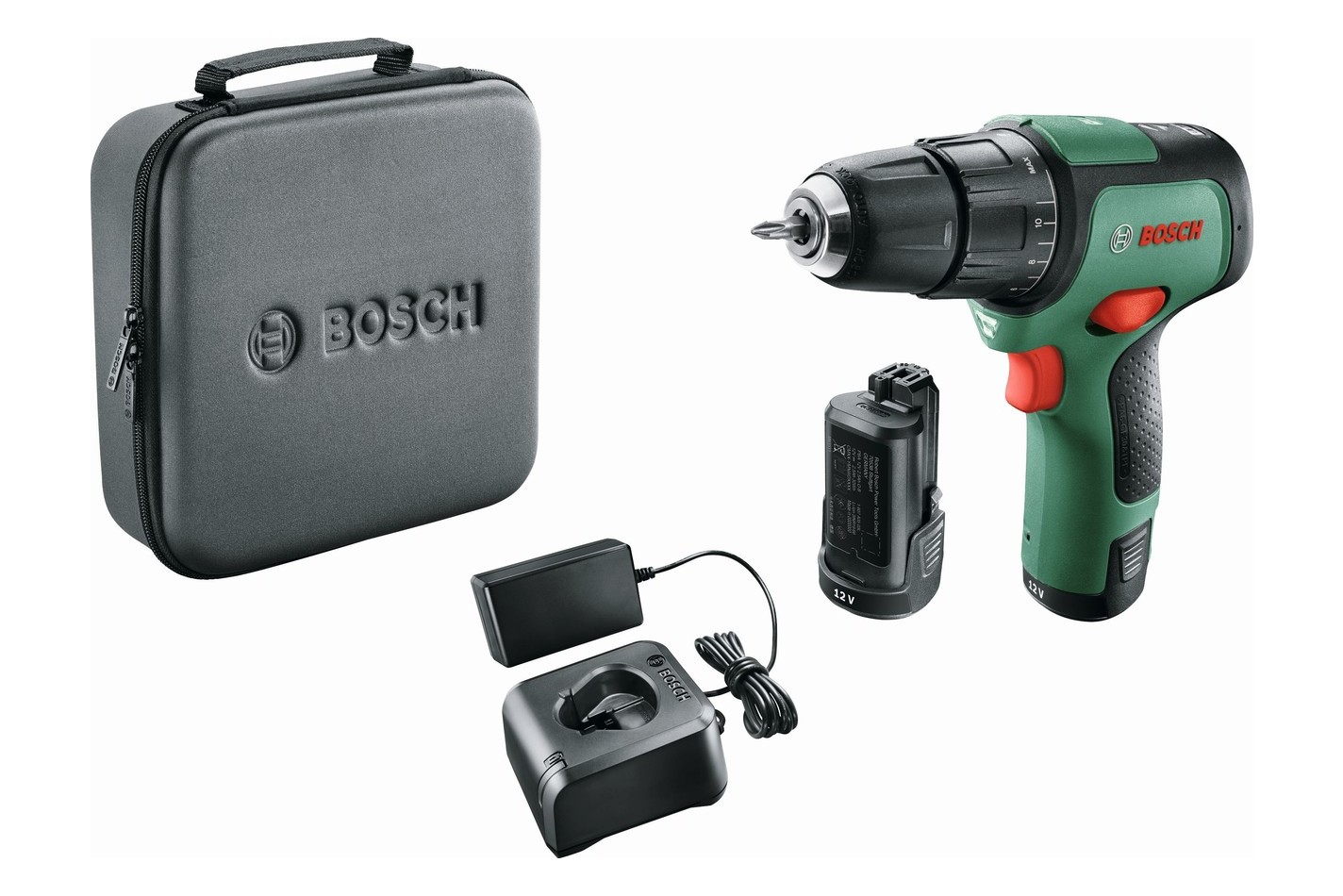 Bosch Perceuse-visseuse à percussion sans fil EasyImpact 12 2 Ah | 12 V | 30 Nm | 2 Ah