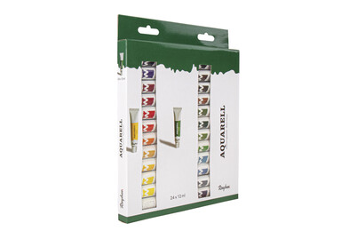 Image of Künstler-Set Aquarellfarben, 24 Farben x 12ml, Set 288ml