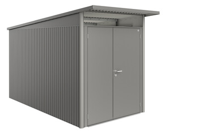 Biohort Capanno attrezzi AvantGarde A4 Porte doppie Quarzo grigio