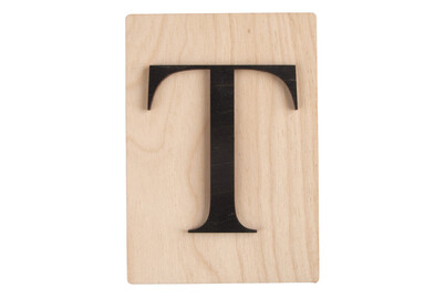 Image of Holz-Buchstabe T, FSC Mixed Credit