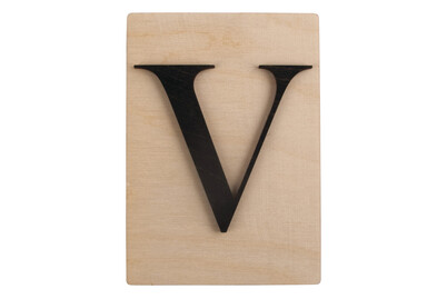 Image of Holz-Buchstabe V, FSC Mixed Credit