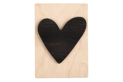 Image of Holz-Motiv Herz, FSC Mixed Credit