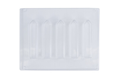 Image of PET Giessform: Strassenmalkreide, 5Stk. à 11cm x 2cm x 2cm, SB-Btl. 1Stück