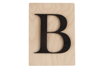 Image of Holz-Buchstabe B, FSC Mixed Credit
