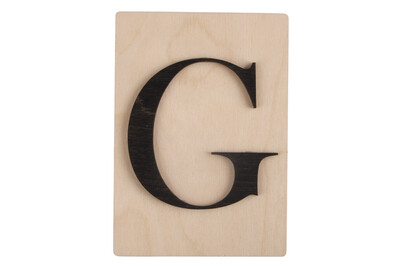 Image of Holz-Buchstabe G, FSC Mixed Credit