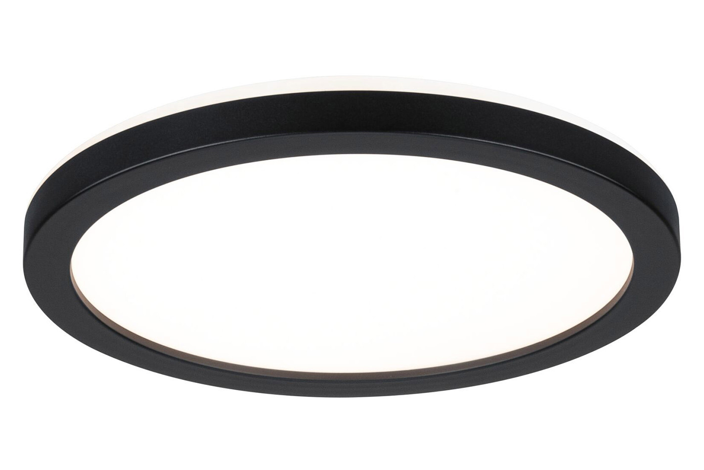 Atria Shine LED Deckenleuchte Ø19 Black - Paulmann - Wohnzimmer - Modern - Kunststoff - Eckig