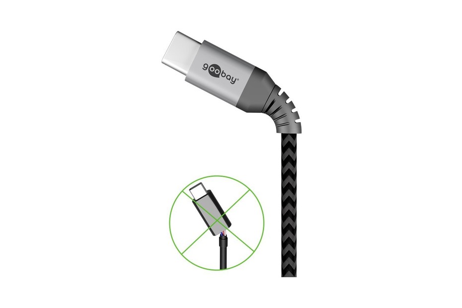 Metallstecker Max Hauri AG USB-C-Kabel Textil Metallstecker | 0.5 m kaufen bei JUMBO