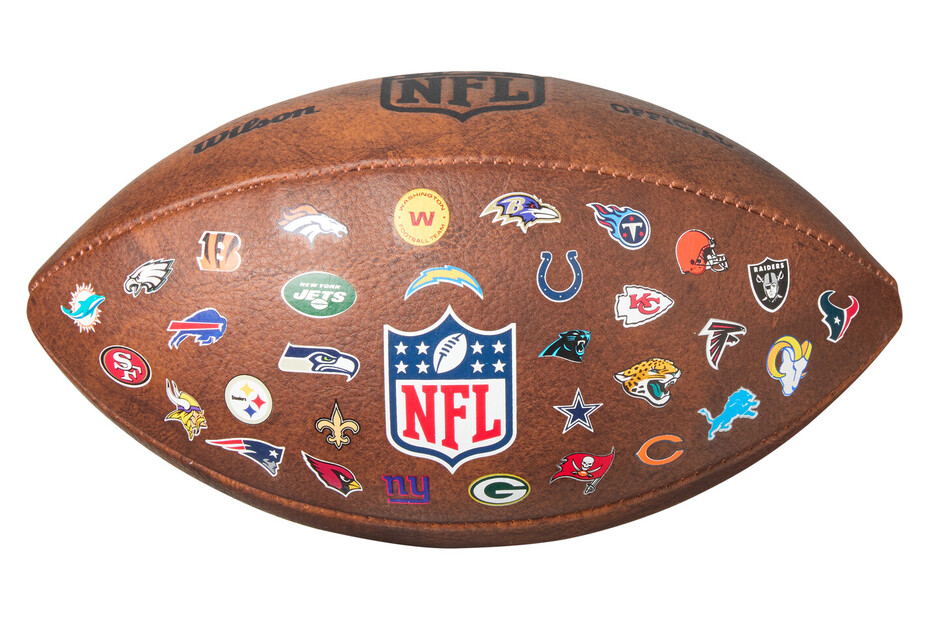 Wilson Pallone Da Football Americano Junior - New York Giants, Materiale Composito, Per Bambini - Foto 8