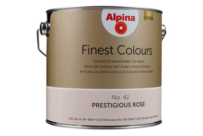 Alpina Pittura murale Finest Colours Rosa Prestigioso | 2.5 l