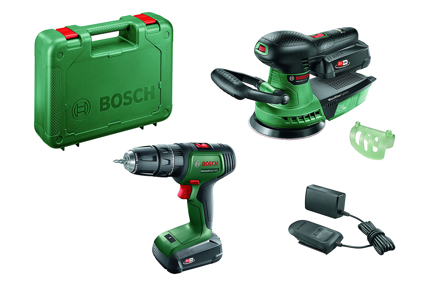 Bosch DIY Set UniversalImpact + AdvancedOrbit | 18 V