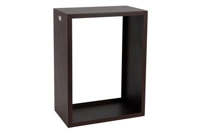 Image of Nouvel Kaminholzregal Nova 80 Stahl in Rostoptik | 60 × 35 × 80 cm