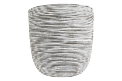 Image of Capi Pflanztopf Tutch Roma Rund Elfenbein | 34 × 35 cm | 25 l