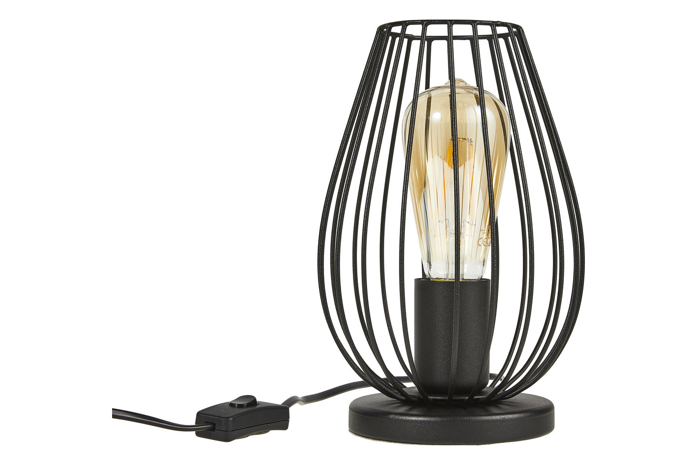 Eglo Tischlampe Newton Schwarz | ⌀ 16 cm | 60 W