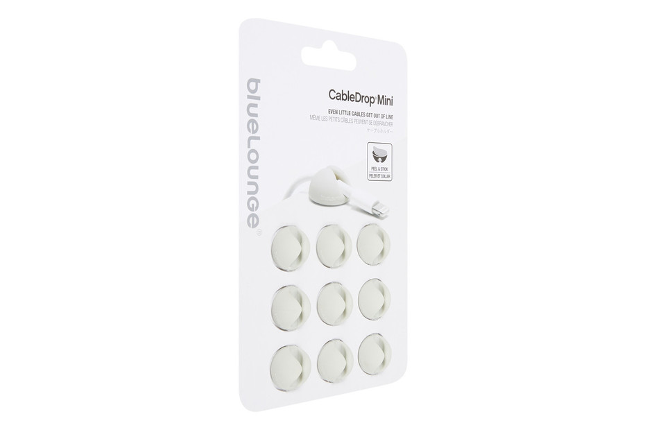 Bluelounge CableDrop fermacavo Nero 6 pz - PagineGialle Bluelounge CableDrop fermacavo Nero 6 pz - PagineGialle