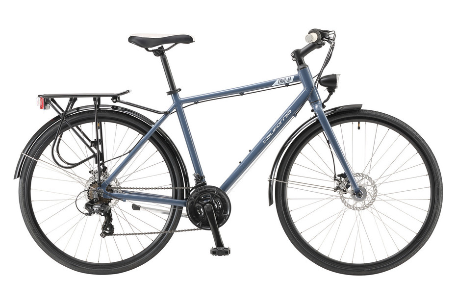 California Bicicletta da Trekking Trvl Uomo Blu 28 50 cm S