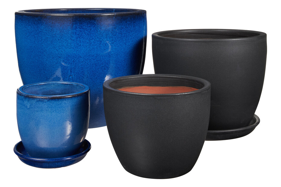 Vaso per piante Modena Nero | ⌀ 25 × 24 cm | 9 l acquistare da Vaso per piante Modena Nero | ⌀ 25 × 24 cm | 9 l acquistare da