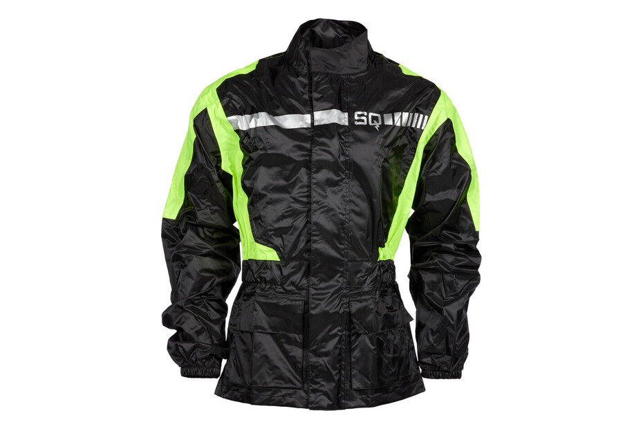 SQ Giacca da pioggia per moto Bristol Nero-Giallo M acquistare