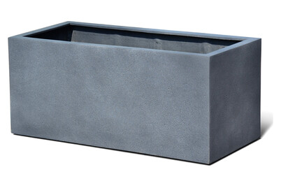Jardin Royal Pflanzkasten Ibiza | Bleigrau | 100 × 45 × 45 cm | 192 l