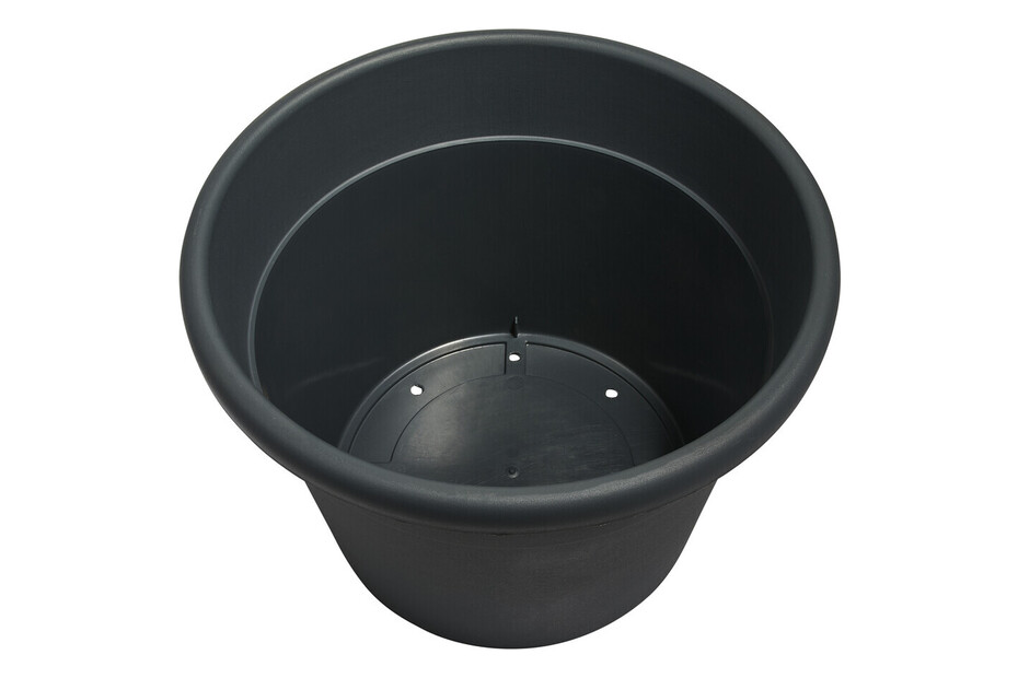 Prosperplast - Vaso in plastica Lofly color antracite 29,3x29,3x26,6 cm Prosperplast - Vaso in plastica Lofly color antracite 29,3x29,3x26,6 cm