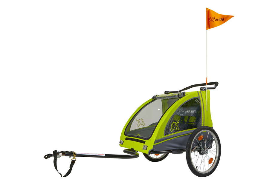 Gancio Per Rimorchio Bicicletta - 2 Pezzi, Acciaio, Con Perno Di Bloccaggio, Per Rimorchi Bambini E Cani - Foto 12