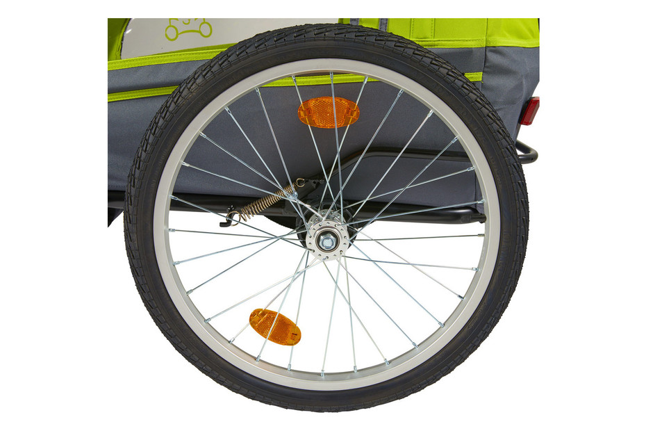 Gancio Per Rimorchio Bicicletta - 2 Pezzi, Acciaio, Con Perno Di Bloccaggio, Per Rimorchi Bambini E Cani - Foto 9