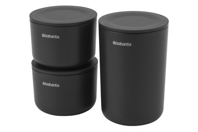 Aufbewahrungsschalen-Set grau