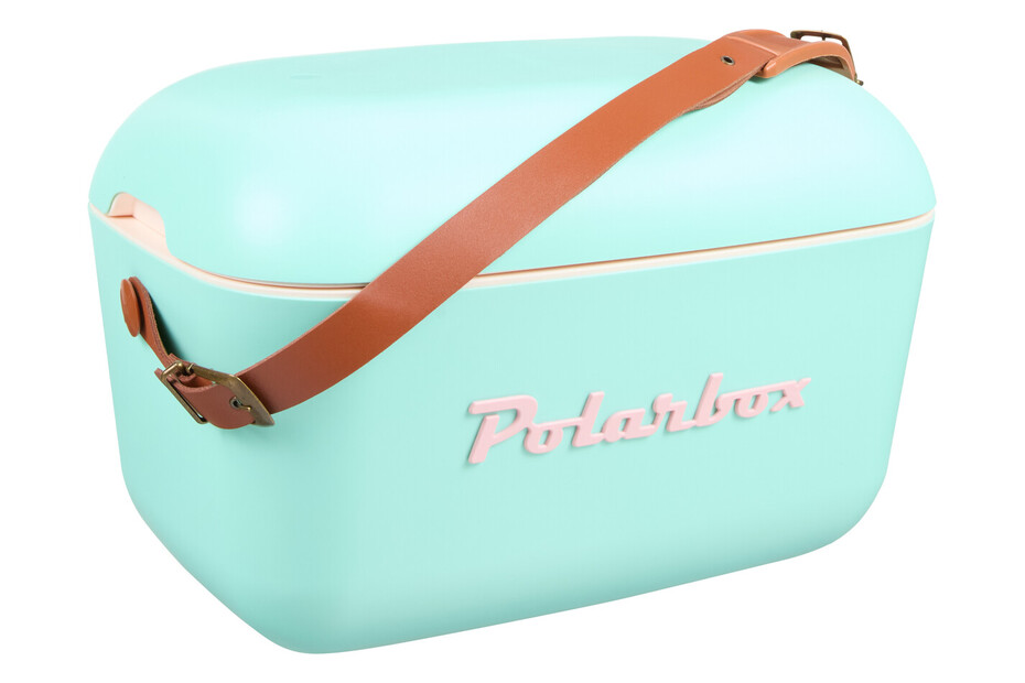 Glacière rétro Polarbox 12L cyan