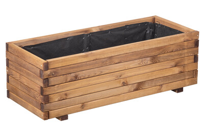 Jardin Royal Aiuto orto Vaso da piantagione in Pino | 100 × 40 × 31 cm