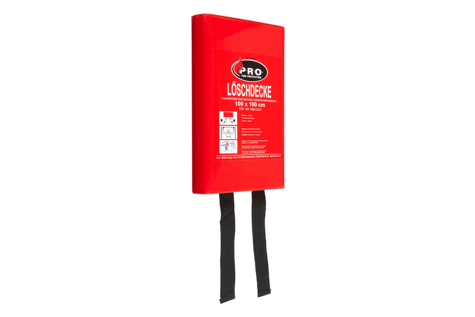 Firechief SVB1/K40 – Couverture Anti-Feu 1m X 1m Kitemark, Cuisine, Bureau, Garage, Portable