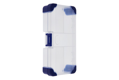 Image of Mehrzweckbox F Blau-Transparent | 3 × 7.5 cm
