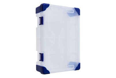 Image of Mehrzweckbox E Blau-Transparent | 23.5 x 16.5 x 6 cm