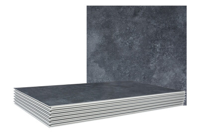 Mood Vinylboden S-Core® Quiet Travertin Anthrazit | 5 mm | 600 x 308 mm