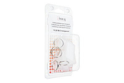 Klapp-Schlüssel-Etiketten Gross | 56 × 6 mm | 5 Stück Klapp-Schlüssel-Etiketten Gross | 56 × 6 mm | 5 Stück