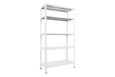 Image of ayce Steckregal Metall „Home 40 | 90×40×172 cm | 5 Böden | Traglast: 80 kg pro Boden