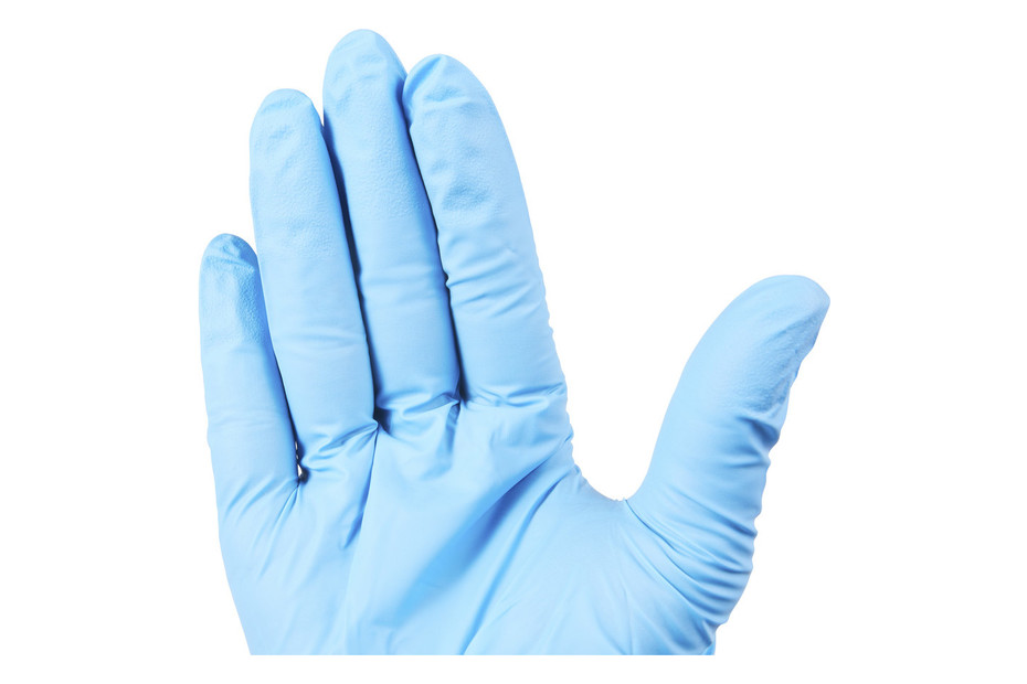 Gants Médicaux Nitrile Jetables Sans Poudre Bleu Taille L - Boîte De 100 - Usage Professionnel