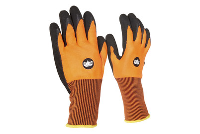 Image of Ayce Handschuhe Schaumlatex Gefüttert | Orange/Schwarz