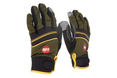 Image of Ayce Handschuhe TEC Grau-Gelb-Schwarz | XL