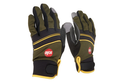 Image of Ayce Handschuhe TEC Grau-Gelb-Schwarz | M