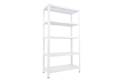 Image of ayce Steckregal Metall „Home 45 | 100×45×188 cm | 5 Böden | Traglast: 130 kg pro Boden