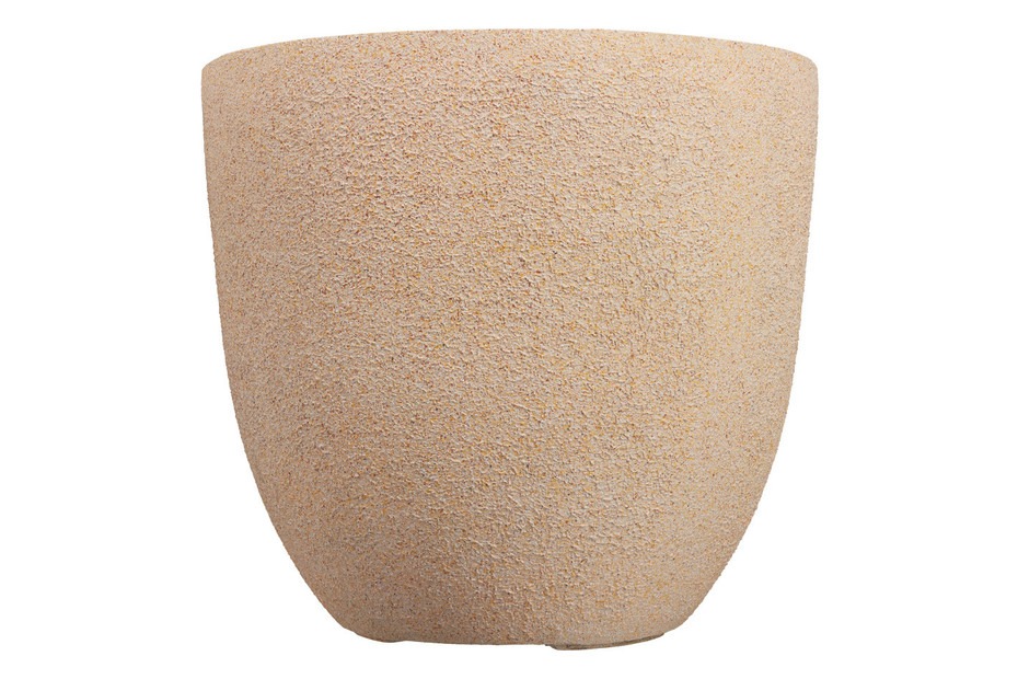 Sandstruktur Topf Tobias Grau-Beige | 36 × 40 × 40